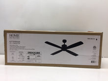Load image into Gallery viewer, Home Decorators Kitteridge 52 in. Indoor Matte Black Ceiling Fan 34777-HBUB
