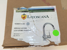 Load image into Gallery viewer, La Toscana 78CR250 Elba Single Handle Bathroom Faucet Metal Pop-Up Drain Chrome
