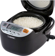 Load image into Gallery viewer, Zojirushi NL-BAC05SB Micom Rice Cooker and Warmer - Silver/Black
