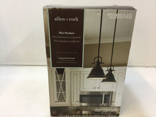 Load image into Gallery viewer, allen + roth HSO0991A 8-in Bronze Industrial Mini Bell Pendant 0399146
