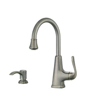 Load image into Gallery viewer, Pfister F-072-PDSL Pasadena Single-Handle Bar Faucet in Slate
