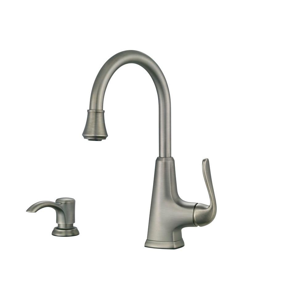 Pfister F-072-PDSL Pasadena Single-Handle Bar Faucet in Slate