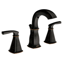 Load image into Gallery viewer, MOEN WS84412BRB Hensley 8&quot; Widespread Bathroom Faucet Mediterranean Bronze
