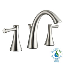 Load image into Gallery viewer, Glacier Bay 67487W-6004 Venue 8&quot; Widespread High-Arc Bath Faucet Brushed Nickel
