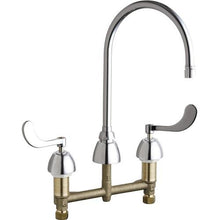 Load image into Gallery viewer, Chicago Faucet 201-G8AE3-317AB Widespread Bathroom Faucet
