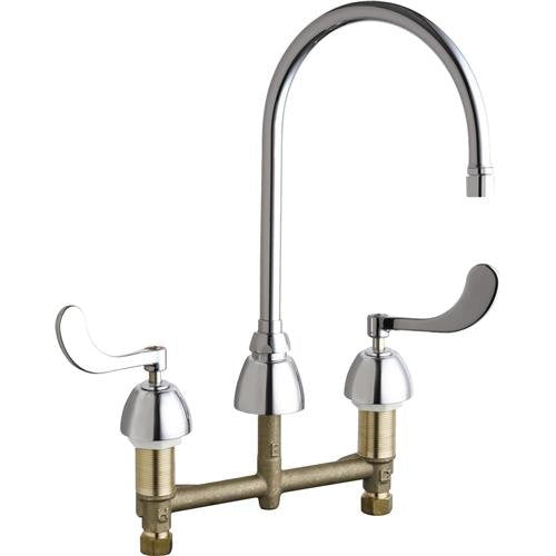 Chicago Faucet 201-G8AE3-317AB Widespread Bathroom Faucet