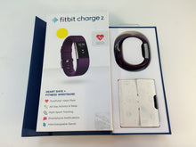 Load image into Gallery viewer, Fitbit FB407SPMS Charge 2 Heart Rate Fitness Wristband, Plum Small
