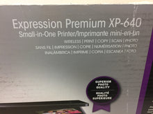 Load image into Gallery viewer, Epson Expression Premium XP-640 Small All-In-One Inkjet Wireless Printer
