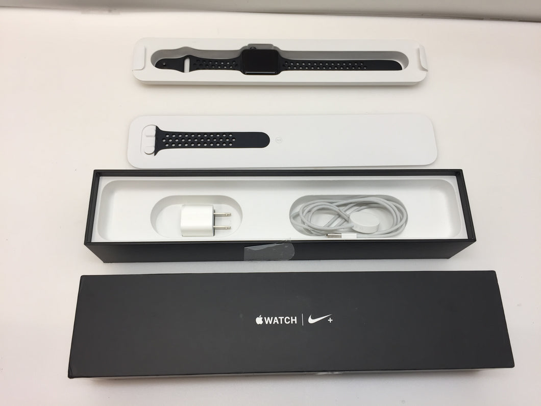 Apple MQ182LL/A Watch Nike+ Space Gray Aluminum Case Anthracite/Black Sport Band