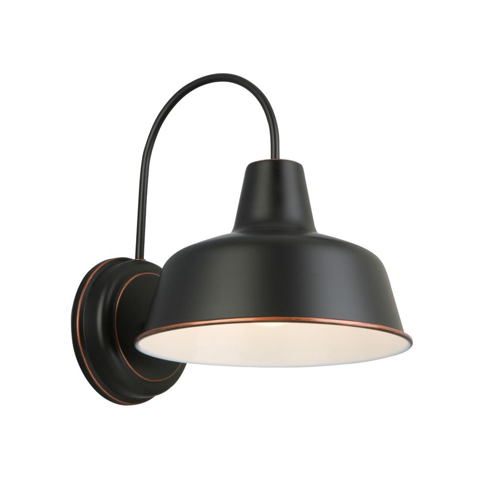 Design House Mason 1-Light Oil Rubbed Bronze Outdoor Wall Sconce 579375