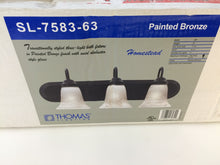 Load image into Gallery viewer, Thomas Lighting SL758363 Homestead 3-Light Painted Bronze Wall Vanity Light
