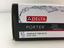 Load image into Gallery viewer, Delta 35984LF-OB-ECO Porter 8&quot; Widespread Bathroom Faucet, Oil Rubbed Bronze
