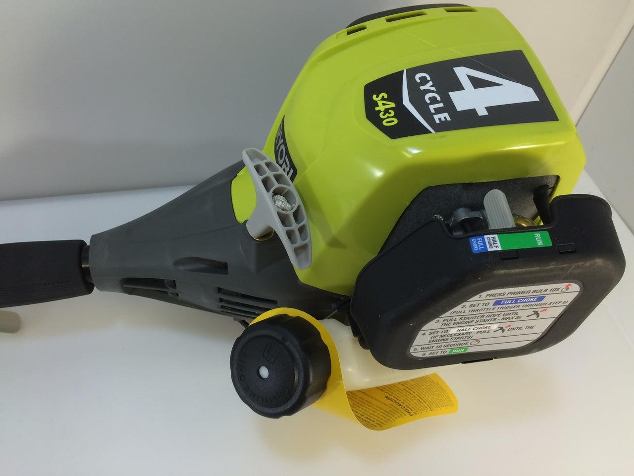 Ryobi RY4CSS 4-Cycle 30cc Attachment Capable Straight Shaft Gas Trimme ...