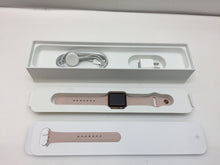 Load image into Gallery viewer, Apple Watch MQJQ2LL/A Series 3 38mm Gold Aluminium Case Pink Sand Sport Band
