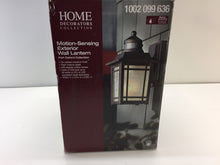 Load image into Gallery viewer, Home Decorators Port Oxford Oil-Rubbed Chestnut Motion Sensor Wall Lantern 22211
