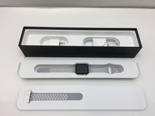 Load image into Gallery viewer, Apple Watch MNNQ2LL/A Nike+ 38mm Aluminum Case Flat Silver/White Sport Band
