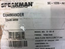 Load image into Gallery viewer, Speakman SC-1220-AF Commander Exposed 2Handle 1Spray Shower Faucet Only Chrome
