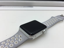 Load image into Gallery viewer, Apple Watch MNNQ2LL/A Nike+ 38mm Aluminum Case Flat Silver/White Sport Band
