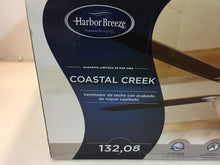 Load image into Gallery viewer, Harbor Breeze 40956 Coastal Creek 52-in Brushed Nickel Ceiling Fan 803769
