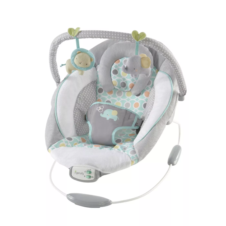 Ingenuity Cradling Baby Bouncer with Vibrating Set and Melodies - Morrison