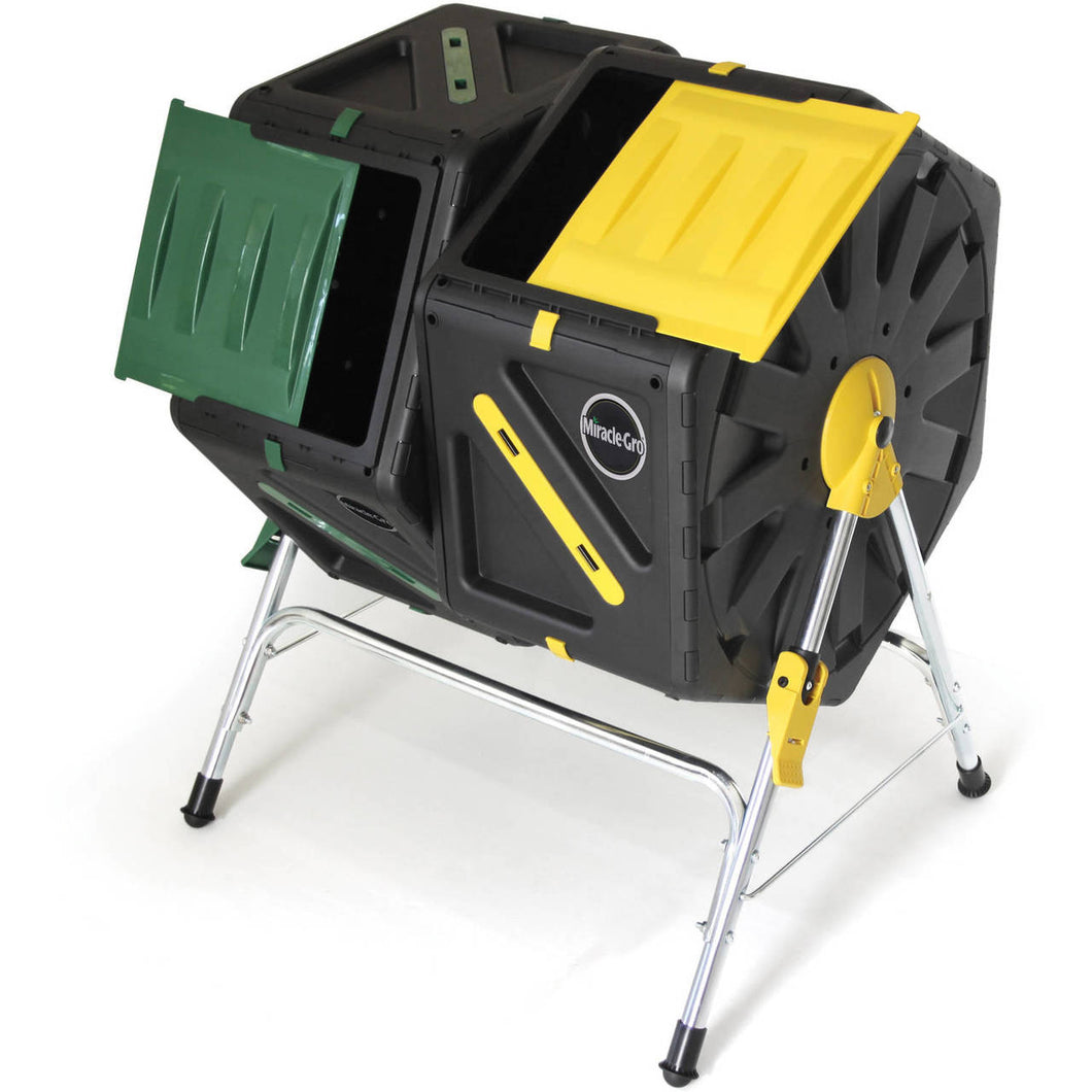 Miracle Gro DC270MG Dual Chamber Tumbling Composter