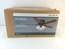 Load image into Gallery viewer, Clarkston CF544H-PEH 44 in. Oiled Rubbed Bronze Ceiling Fan 1001238144
