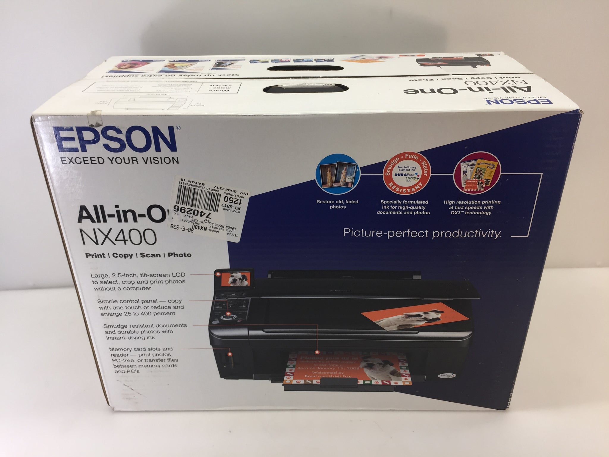 Epson Stylus NX400 All-In-One Inkjet Printer | NT Electronics – NT