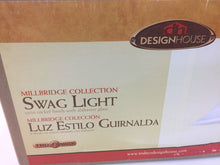 Load image into Gallery viewer, Design House 517565 Millbridge Satin Nickel Swag Light Fixture
