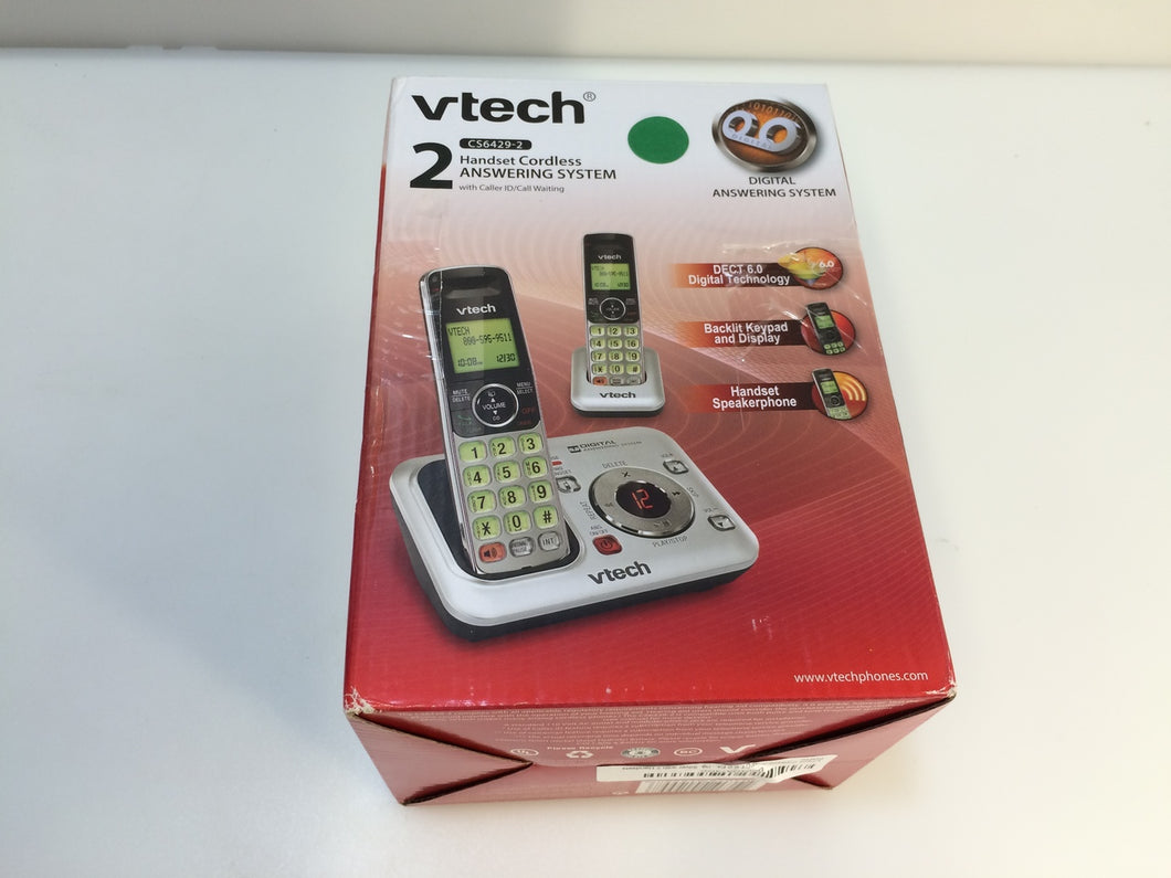VTech CS6429-2 1.9 GHz Dual Handsets Single Line Cordless Phone