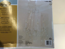 Load image into Gallery viewer, Hampton Bay HB3430-44 Kristin 3 Light Hanging Antique White Mini Chandelier
