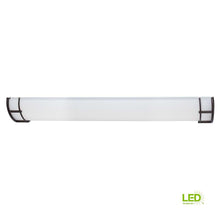 Load image into Gallery viewer, Hampton Bay 4 ft. Rail Oil-Rubbed Bronze Integrated LED Flushmount 1001266159
