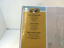 Load image into Gallery viewer, Hampton Bay HB3430-44 Kristin 3 Light Hanging Antique White Mini Chandelier
