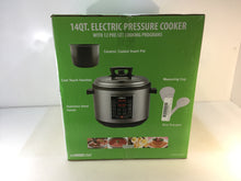 Load image into Gallery viewer, GoWISE USA GW22637 14 Qt. Electric Pressure Cooker XXL with 12-Presets
