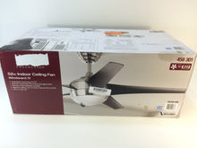 Load image into Gallery viewer, Home Decorators 99963 Windward IV 52&quot; Ceiling Fan Brushed Nickel 458301
