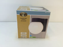 Load image into Gallery viewer, Hampton Bay Black Outdoor Energy Star LED Wall Lantern 1000711953
