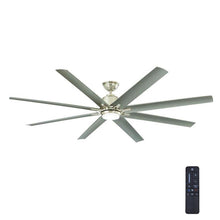 Load image into Gallery viewer, Home Decorators YG493OD-BN Kensgrove 72 in. LED Brushed Nickel Ceiling Fan

