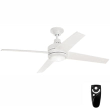 Load image into Gallery viewer, HDC 54627 Mercer 56 in. Integrated LED Indoor White Ceiling Fan 1003176154

