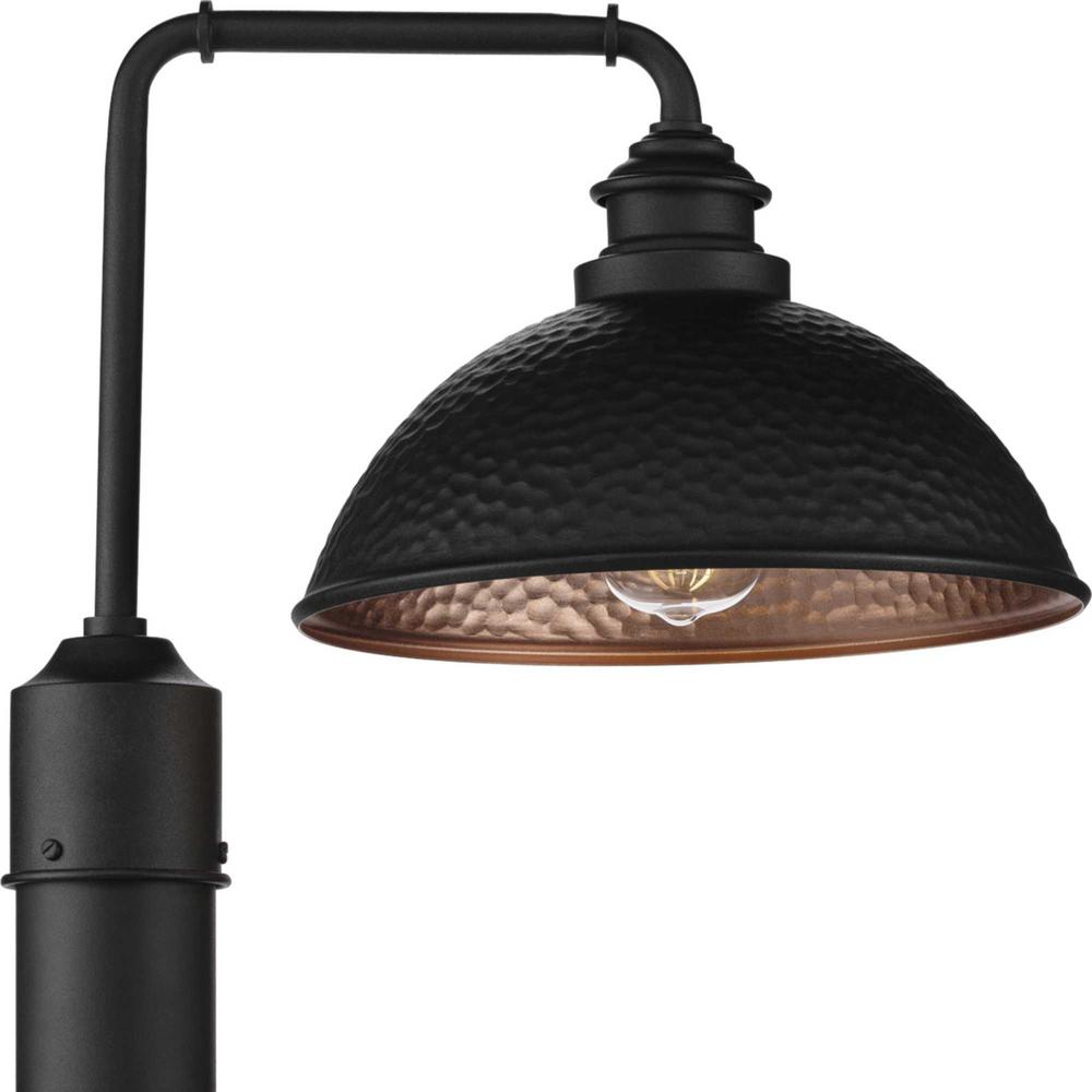 Progress Lighting Englewood 1-Light Black Outdoor Post Lantern P540032-031