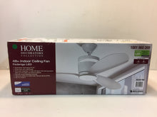 Load image into Gallery viewer, HDC SW1618WH Federigo 48 in. LED White Ceiling Fan 1001860269
