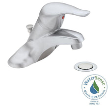 Load image into Gallery viewer, Moen L4621BC Chateau 4 in. Centerset 1-Handle Bathroom Faucet Brushed Chrome
