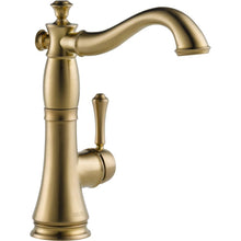 Load image into Gallery viewer, Delta 1997LF-CZ Cassidy Single-Handle Bar Faucet in Champagne Bronze
