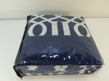 Load image into Gallery viewer, Kashi Home SC054042 Tori Reversible Furniture Protector, Navy &amp; White
