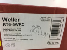 Load image into Gallery viewer, Pfister RT6-5WRC Weller 2-Handle Tub Filler Trim Kit Polished Chrome No Valve

