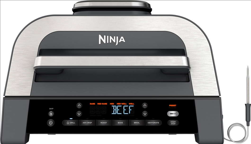 Ninja DG551 Foodi Smart XL 6-in-1 Countertop Indoor Grill, 4-Quart Air Fryer