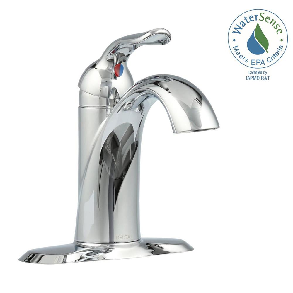 Delta 538-MPU-DST Lahara Single Hole Single-Handle Bathroom Faucet Chrome