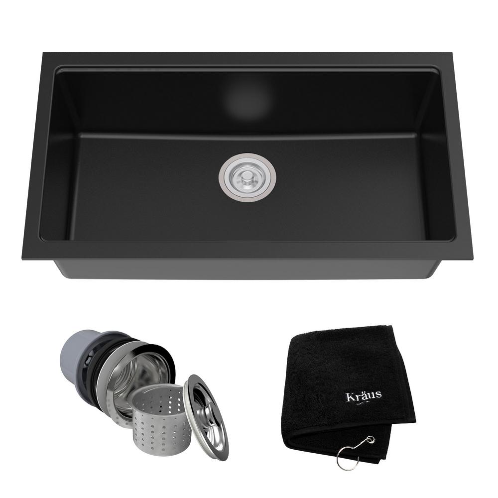 KRAUS KGU-413B Undermount Granite Composite 32