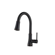 Load image into Gallery viewer, Pfister G529-PF1Y Pfirst 1-Handle Sprayer Kitchen Faucet Tuscan Bronze
