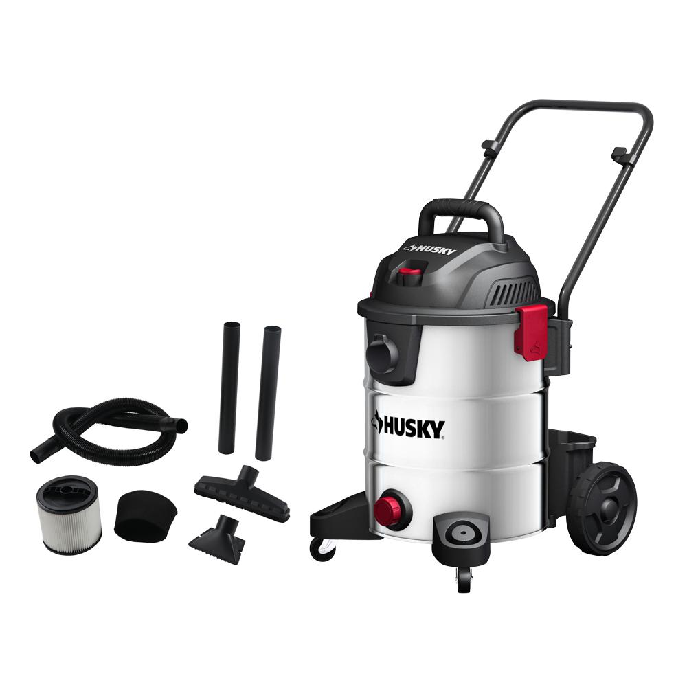 Husky 8111011 10 Gal. Stainless Steel Wet/Dry Vacuum