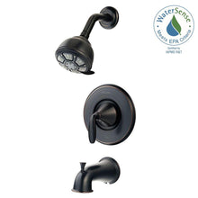 Load image into Gallery viewer, Pfister Pasadena 8P8-WS1-PDYY 3-Spray Tub &amp; Shower Faucet, Tuscan Bronze
