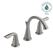 Load image into Gallery viewer, Delta 3538-SSMPU-DST Lahara 8&quot; Widespread 2-Handle Bathroom Faucet, Stainless
